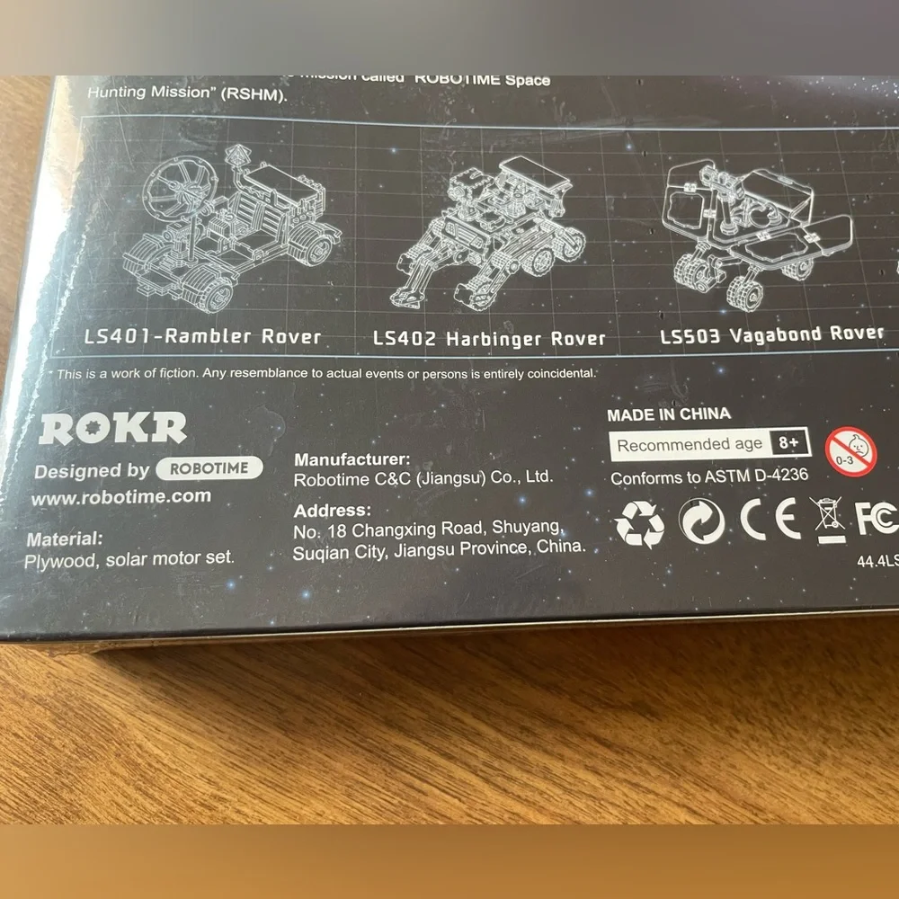 NWT: Robotime Space Rover Build Kit!! - Picture 6 of 6